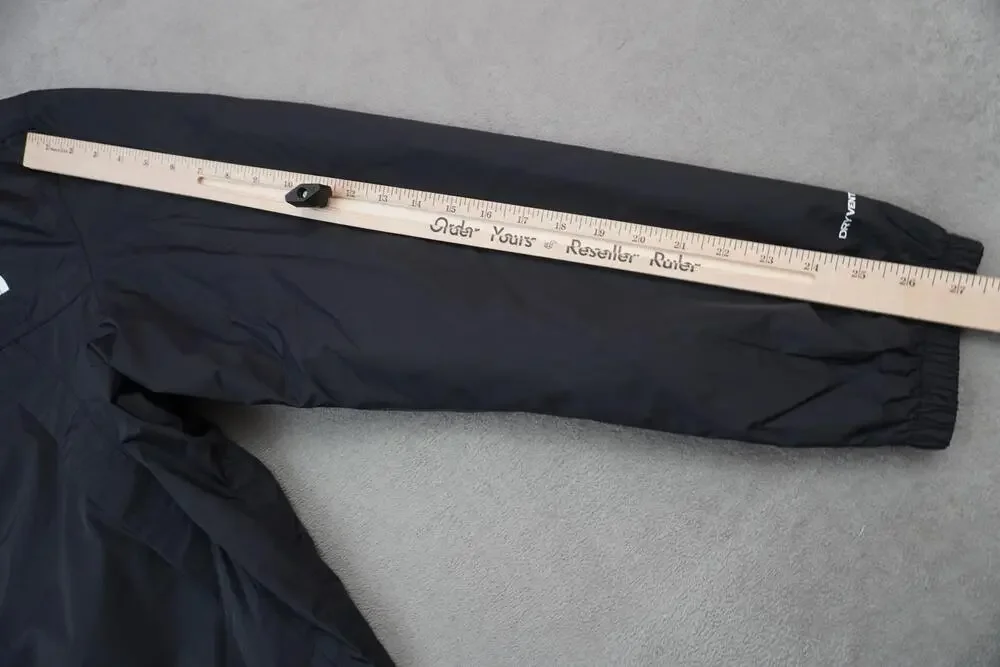 The North Face Jacket Mens 3XL Black DryVent Hooded Waterproof Full Zip Rain